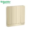Bộ công tắc 4 màu vàng AvatarOn Schneider