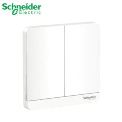 Công tắc đôi 1 chiều có đèn Schneider E8332L1LED_WE_G19 AvatarOn