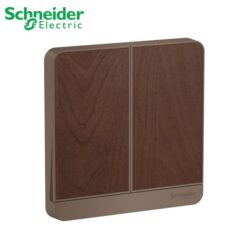 Công tắc đôi 1 chiều có đèn Schneider E8332L1LED_WD_G19 AvatarOn