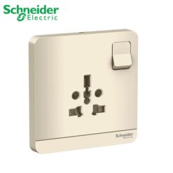 Bộ ổ cắm đơn đa năng 16A,  có công tắc Schneider E8315TS_WG_G19 AvatarOn