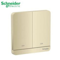 Bộ công tắc đôi 2 cực 20A Schneider E8332D20N_WG_G19 AvatarOn