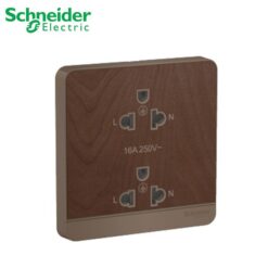 Bộ ổ cắm đôi 3 chấu 16A Schneider E83426UES2_WD_G19 AvatarOn