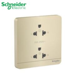 Bộ ổ cắm đôi 3 chấu 16A Schneider E83426UES2_WG_G19 AvatarOn