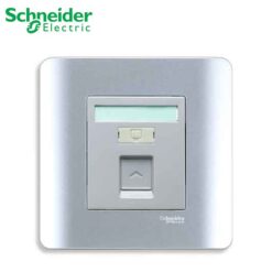 Bộ ổ cắm mạng cat6 đơn Schneider E8431RJS_6_SA_G19 Zencelo