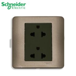 Bộ ổ cắm đôi 3 chấu 16A Schneider E84426UES2_SZ_G19 Zencelo