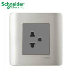 Bộ ổ cắm đơn 3 chấu 16A Schneider E84426UESTR_SA_G19 Zencelo