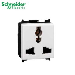 Ổ cắm đơn đa năng 13A, size M Schneider F1426UAM_WE S_Flexi