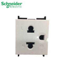 Ổ cắm đơn 3 chấu 16A, size M Schneider F1426UESM_WE_G19 S_Flexi