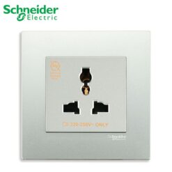 Bộ ổ cắm đơn đa năng 13A Schneider KB413S_AS_G19Vivace