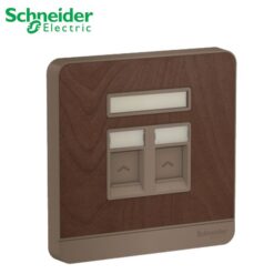 Bộ ổ cắm mạng cat5e đôi Schneider E8332RJS5_WD AvatarOn
