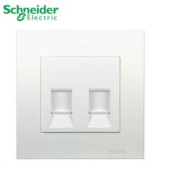 Bộ ổ cắm mạng cat6 đôi Schneider KB32RJ6 Vivace