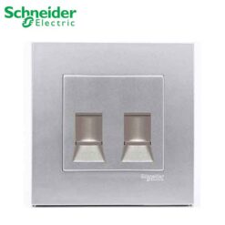 Bộ ổ cắm mạng cat6 đôi Schneider KB32RJ6_AS Vivace