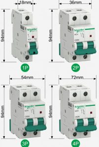 Aptomat MCB 1P,2P,3P,4P Schneider